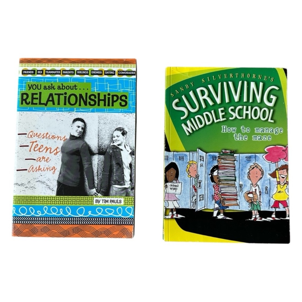 2 Books - Surviving Middle School and Relationships